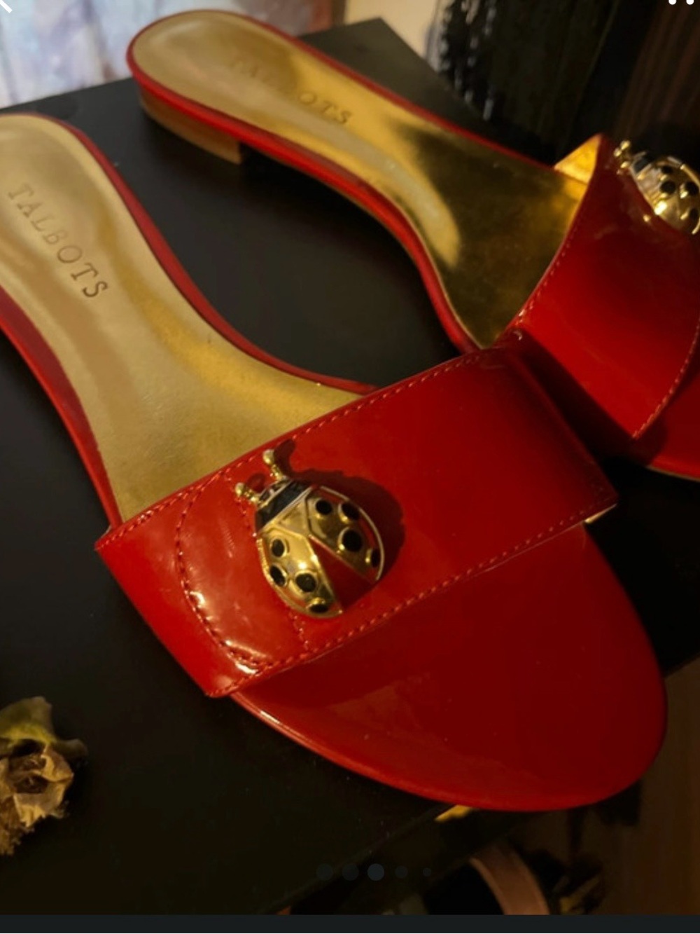 Talbots ladybug sandals 8 - Picture 4 of 5